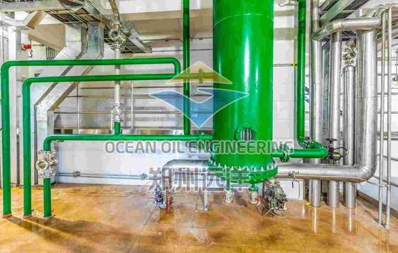 Dostosowana instalacja do wstępnej obróbki oleju jadalnego z metodą przetwarzania fizycznego / chemicznego