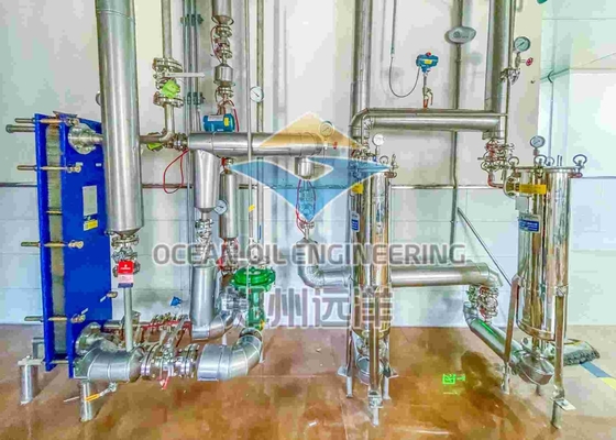 220V / 380V Mała maszyna do rafinacji oleju Stal węglowa do oleju jadalnego