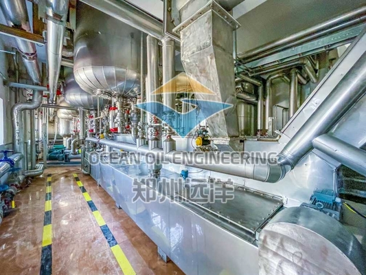 Chemiczna rafinacja oleju spożywczego 304 ze stali nierdzewnej i system sterowania CS PLC
