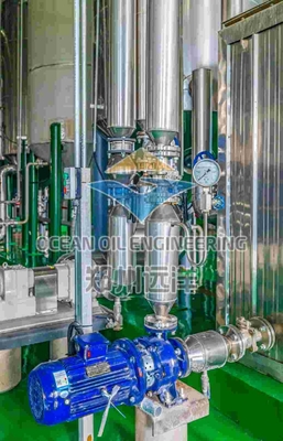 Instalacja wstępnej obróbki nasion olejowych do całkowicie automatycznej obróbki fizyczno-chemicznej