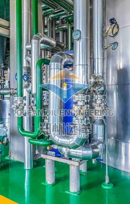 10-500 ton/dzień Sprzęt biodiesla Chłodzenie wodne z systemem sterowania PLC