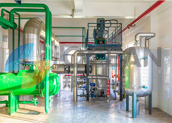 Opatentowana technologia 30-1500TPD Sprzęt do rafinacji oleju jadalnego Oszczędność energii