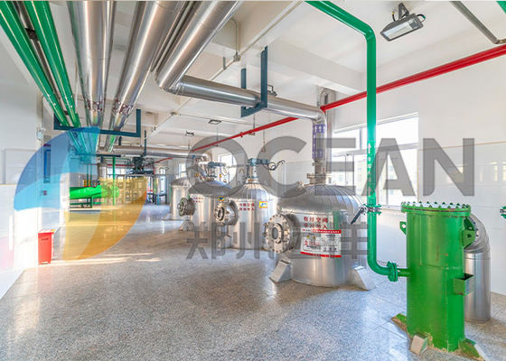 Opatentowana technologia 30-1500TPD Sprzęt do rafinacji oleju jadalnego Oszczędność energii