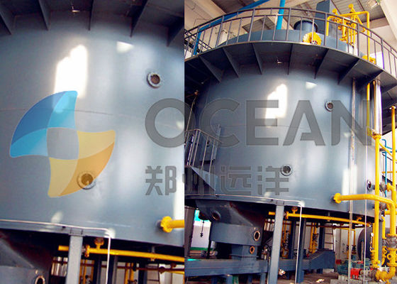 Ekstraktor obrotowy Rozpuszczalnik otrębów ryżowych Prosta struktura Pełna ekstrakcja