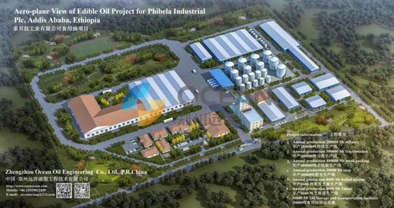 Odwadnianie oleju jadalnego Sprzęt do rafinacji oleju 30-1500TPD Oszczędność energii