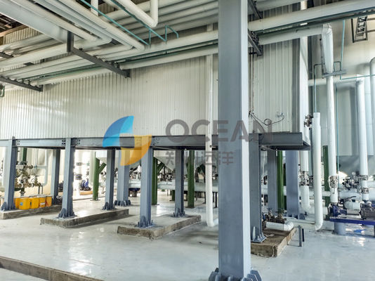 Ciągła rafinacja chemiczna oleju roślinnego 10-1500TPD Projekt pod klucz