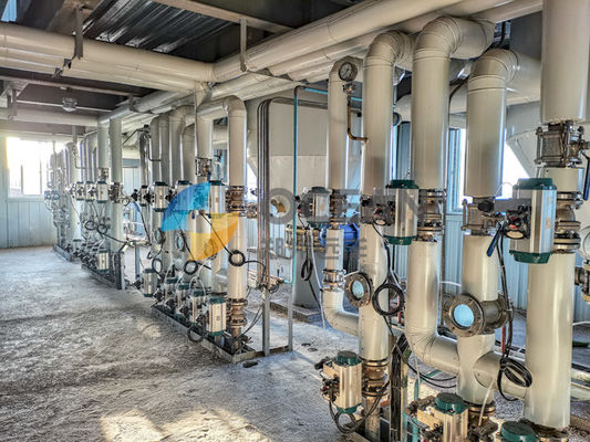 Ciągła rafinacja chemiczna oleju roślinnego 10-1500TPD Projekt pod klucz