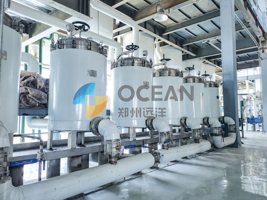 Automatyczna rafineria oleju jadalnego ze stali nierdzewnej 20-500 ton / dzień