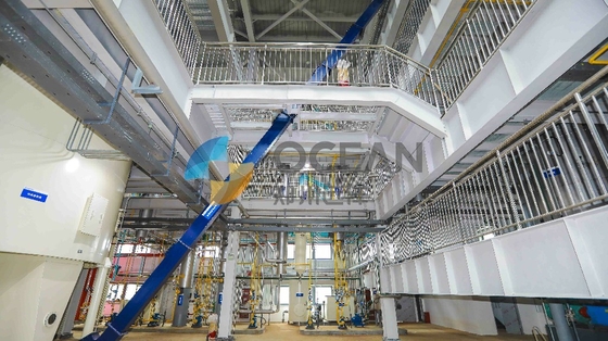 Gotowanie rafinerii oleju roślinnego 1500TPD Oszczędność energii OEM
