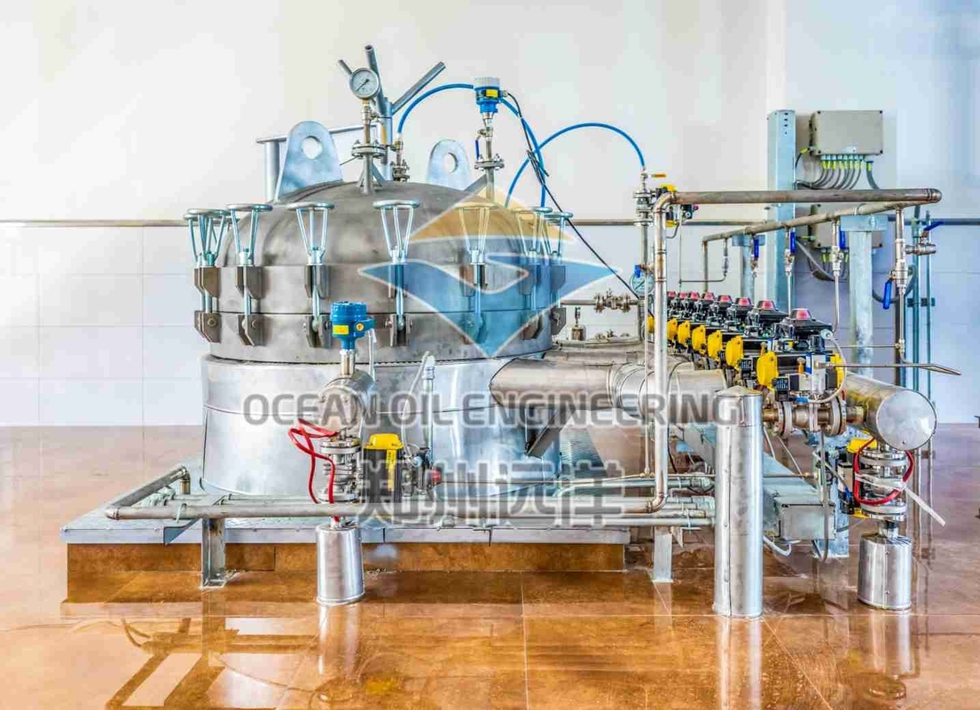 50/60 Hz Zakład rafinerii oleju spożywczego 440V z SS i materiałem ze stali węglowej